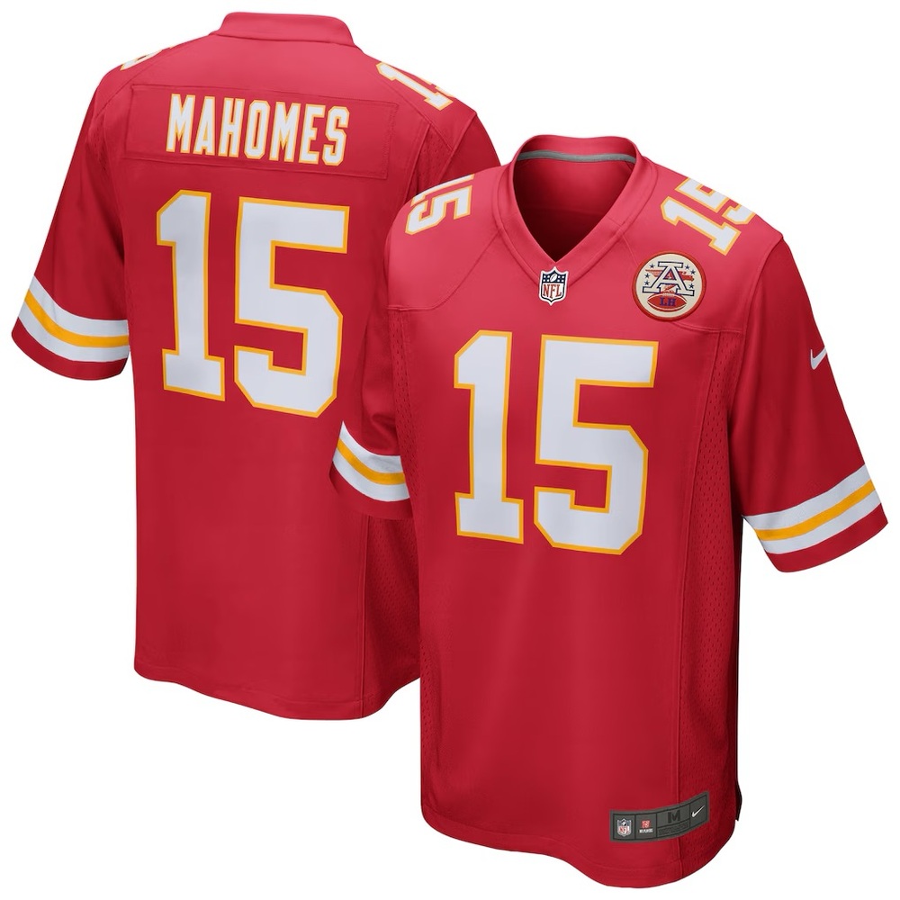 Patrick Mahomes Jersey Kansas City Chiefs Football Jersey Size Small